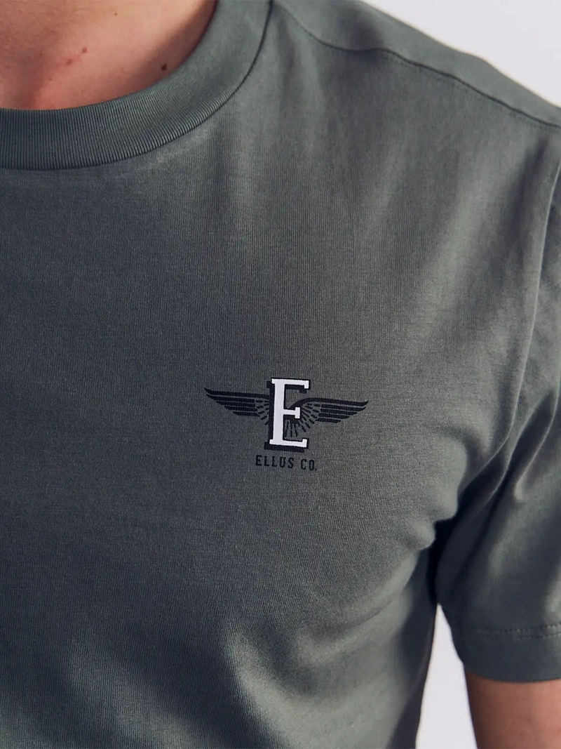 POLERA HOMBRE ELLUS ALGODÓN MANGA CORTA - 4