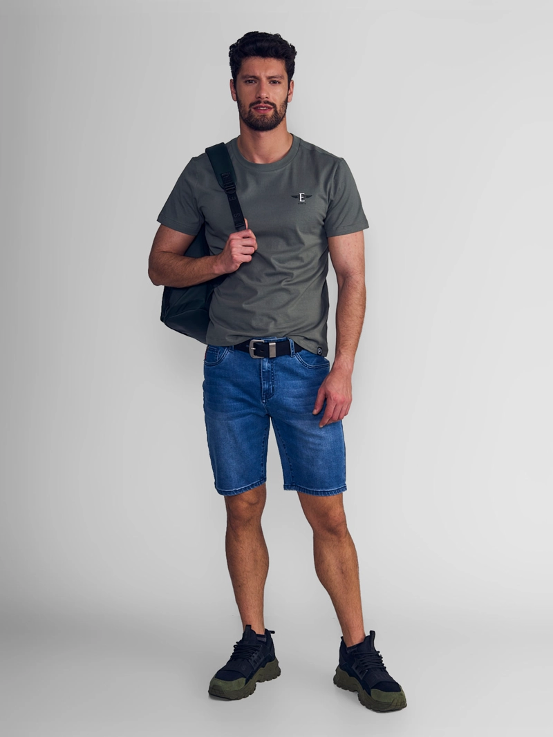 POLERA HOMBRE ELLUS ALGODÓN MANGA CORTA - 5