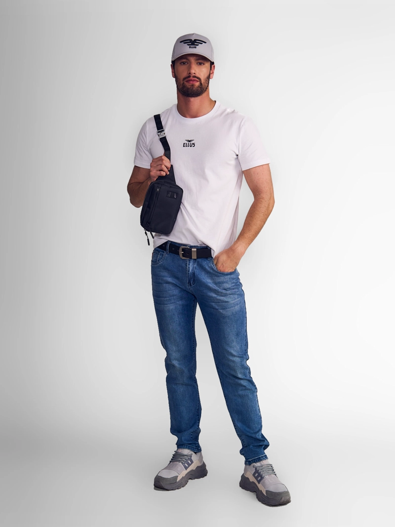 POLERA HOMBRE ELLUS ALGODÓN MANGA CORTA - 5
