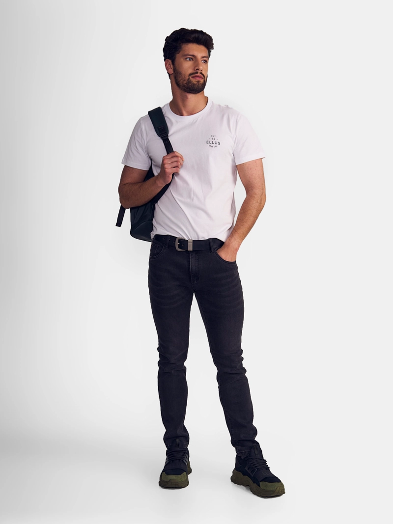 POLERA HOMBRE ELLUS ALGODÓN MANGA CORTA - 4