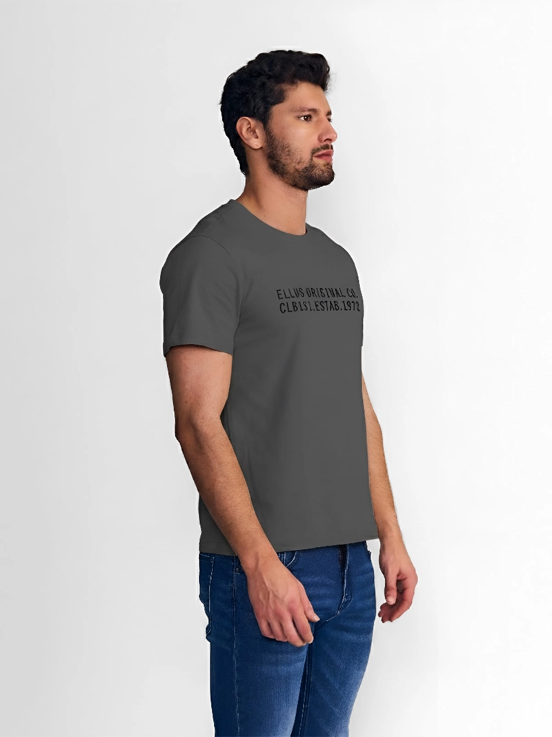 POLERA HOMBRE ELLUS ALGODÓN MANGA CORTA - 3