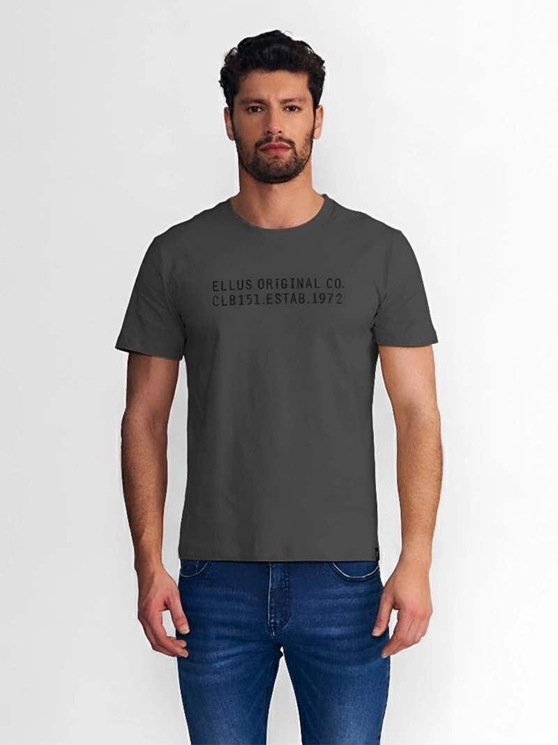 POLERA HOMBRE ELLUS ALGODÓN MANGA CORTA - 1