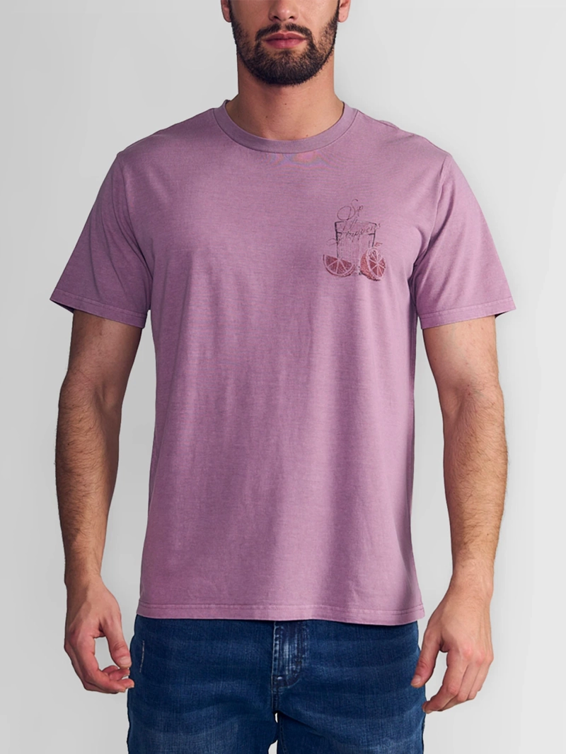 POLERA HOMBRE ELLUS ALGODÓN MANGA CORTA - 1