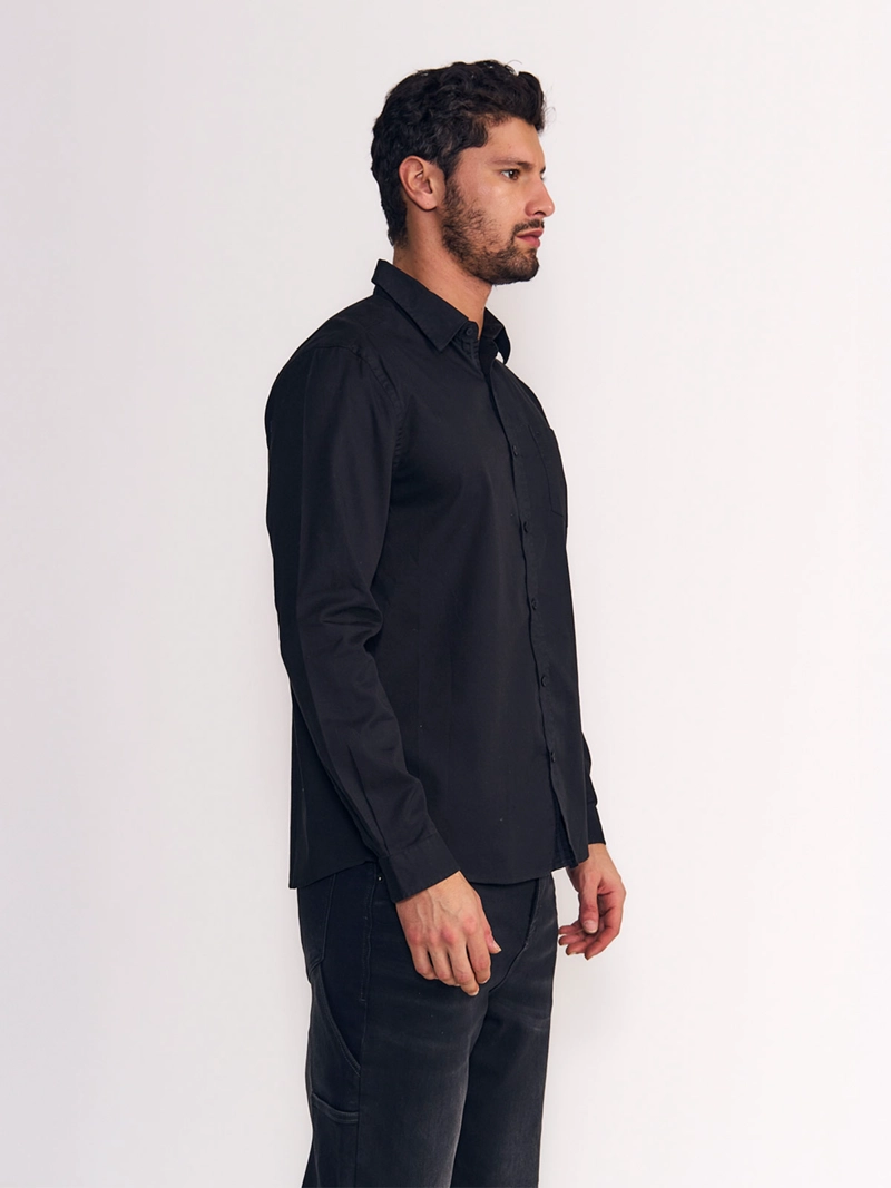 CAMISA MANGA LARGA HOMBRE ELLUS AZUL - 3