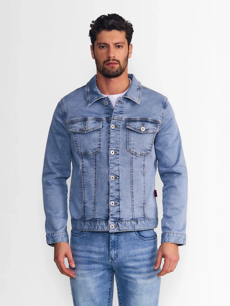 CHAQUETA HOMBRE ELLUS AZUL ESTILO SPORT - 1