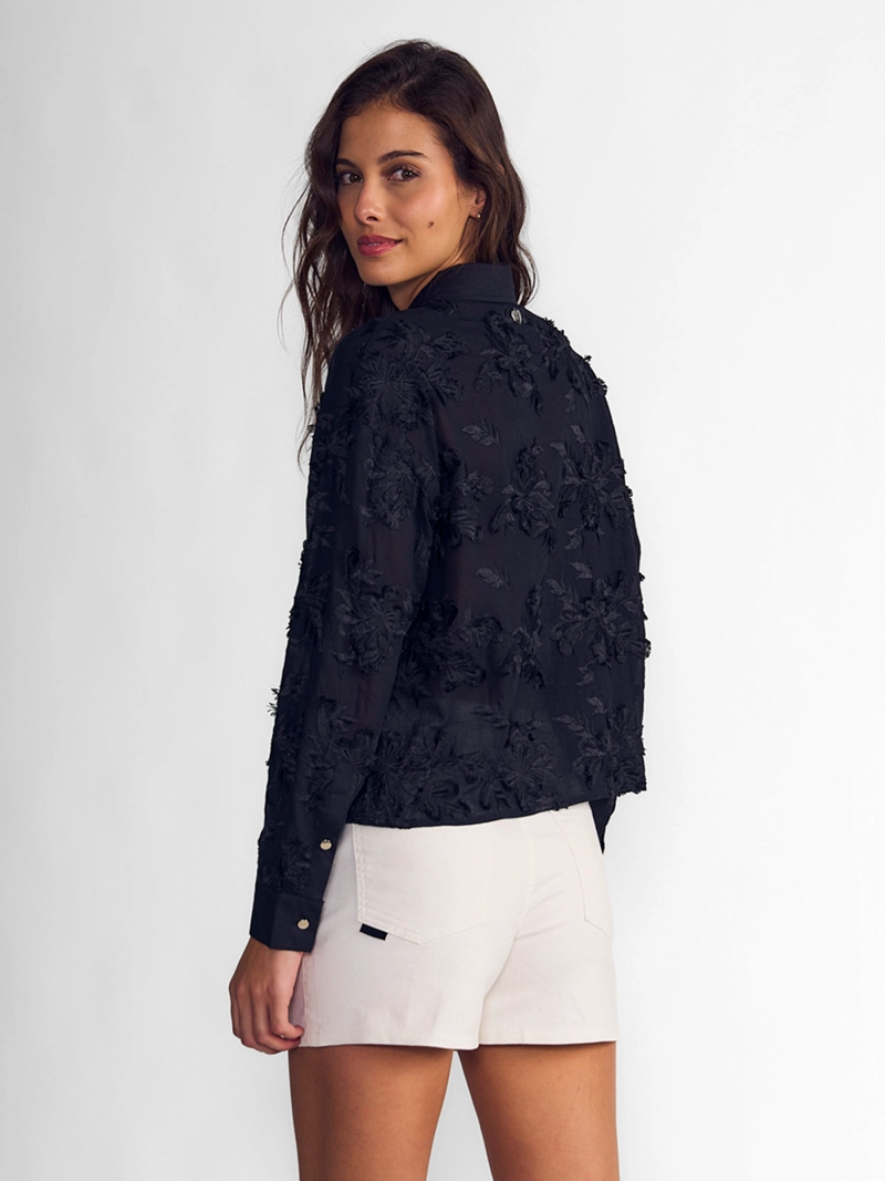 BLUSA MUJER ELLUS MANGA LARGA ALGODÓN - 2