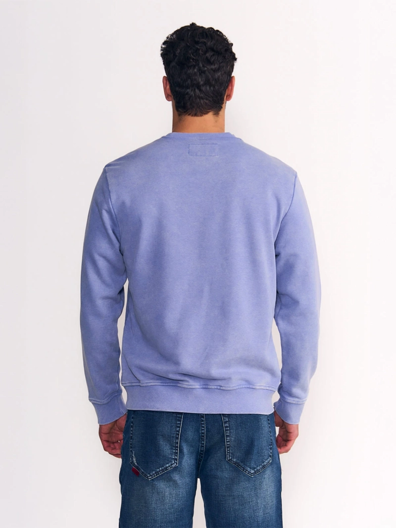 POLERÓN HOMBRE ELLUS AZUL CON ESTAMPADO - 2