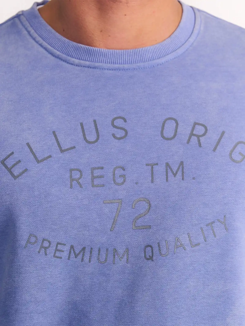 POLERÓN HOMBRE ELLUS AZUL CON ESTAMPADO - 4