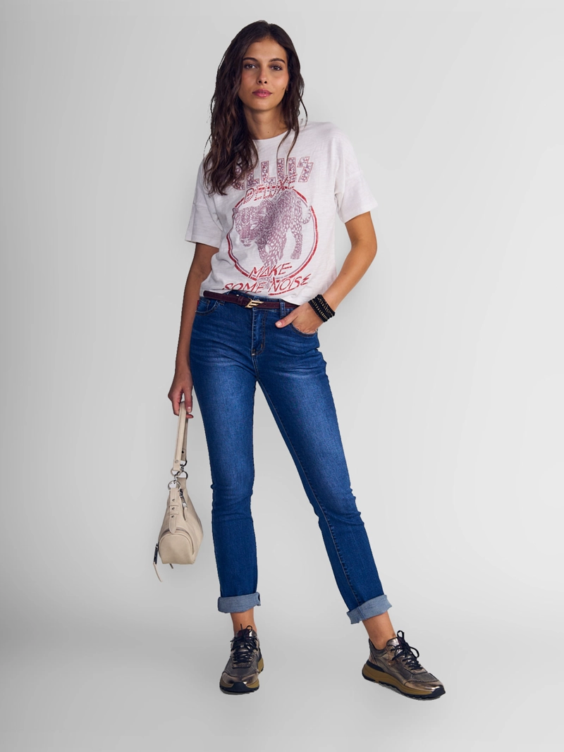 POLERA MUJER ELLUS MANGA CORTA - 5