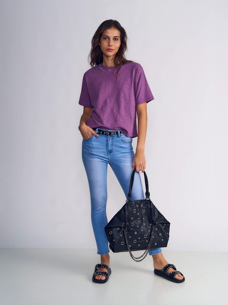 POLERA MUJER ELLUS ALGODÓN  - 1
