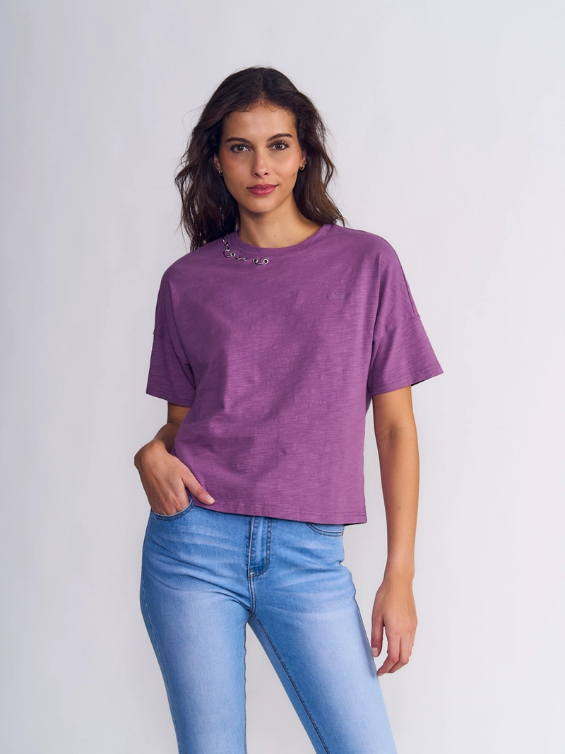 POLERA MUJER ELLUS ALGODÓN  - 2