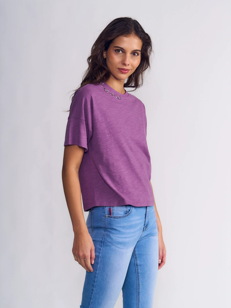 POLERA MUJER ELLUS ALGODÓN  - 3
