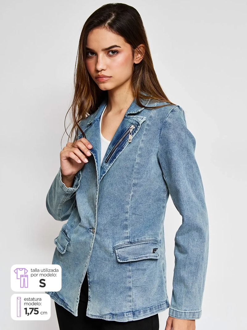 BLAZER MUJER ELLUS ALGODÓN  - 1