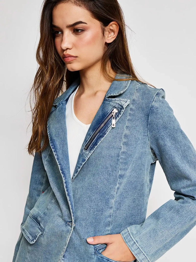 BLAZER MUJER ELLUS ALGODÓN  - 3