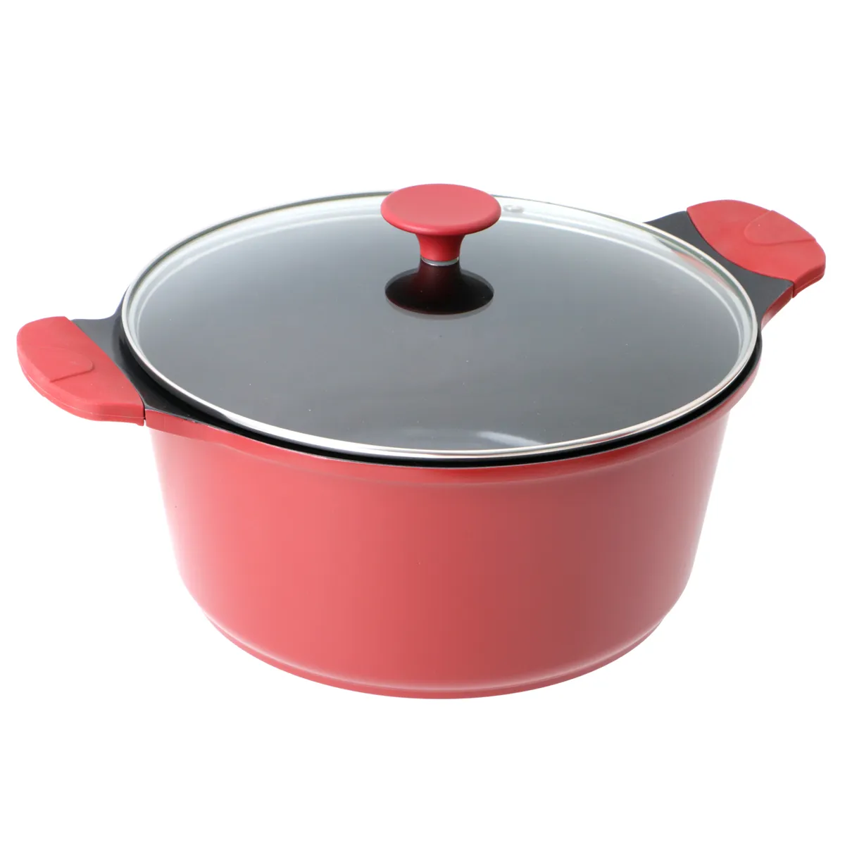 BATERÍA DE COCINA KITCHENWARE BERRIES CERÁMICA 7 PZS BURDEO - 5