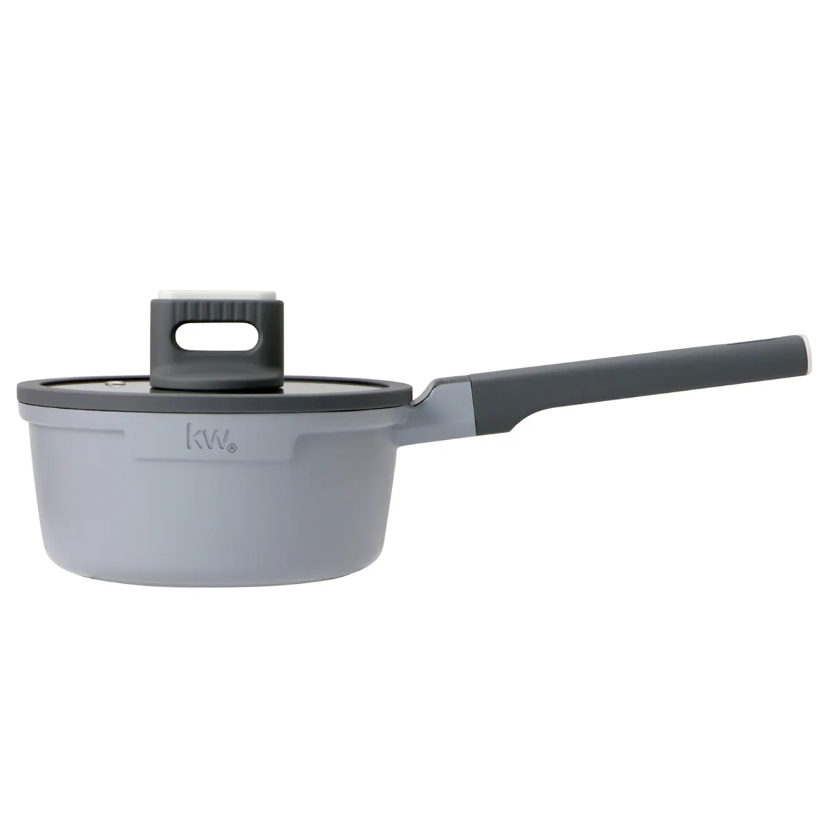 BATERÍA DE COCINA KITCHENWARE CHELSEA CERÁMICA 7 PZS GRIS - 6