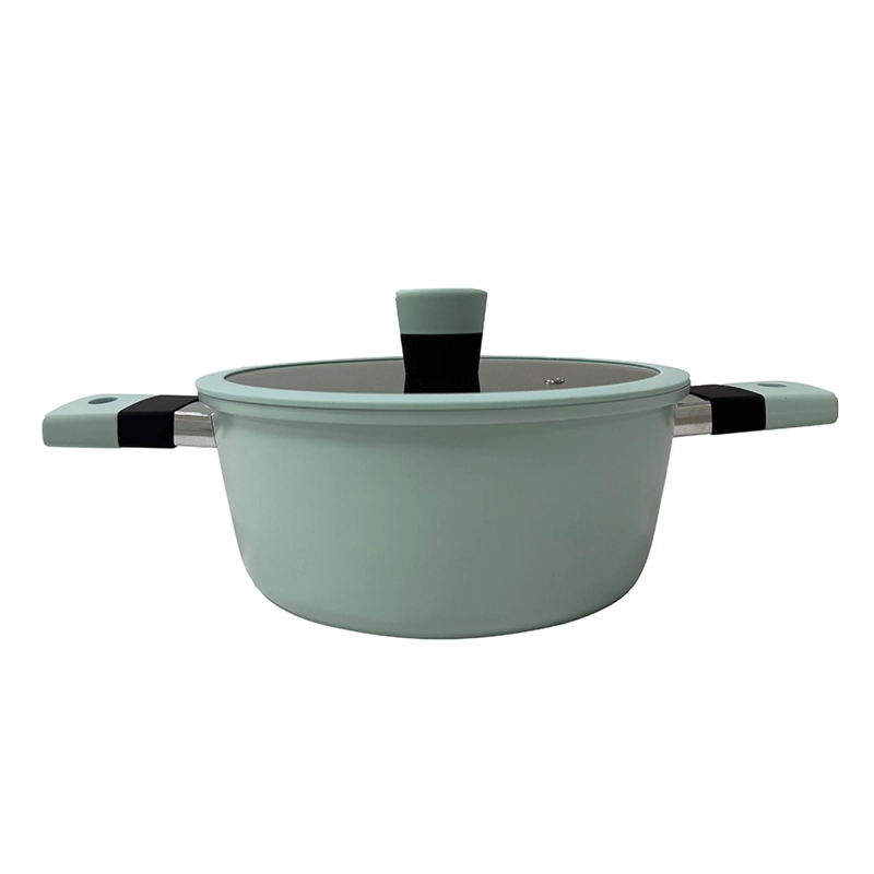 BATERÍA DE COCINA KITCHENWARE SOHO 7 PIEZAS  CERÁMICA MENTA - 5