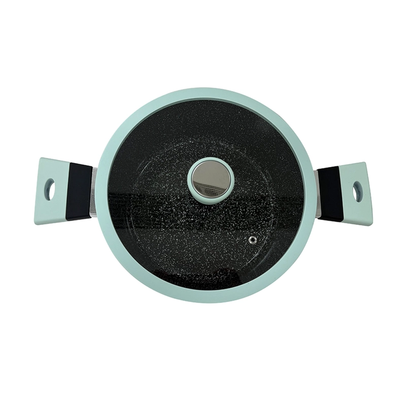 BATERÍA DE COCINA KITCHENWARE SOHO 7 PIEZAS  CERÁMICA MENTA - 6