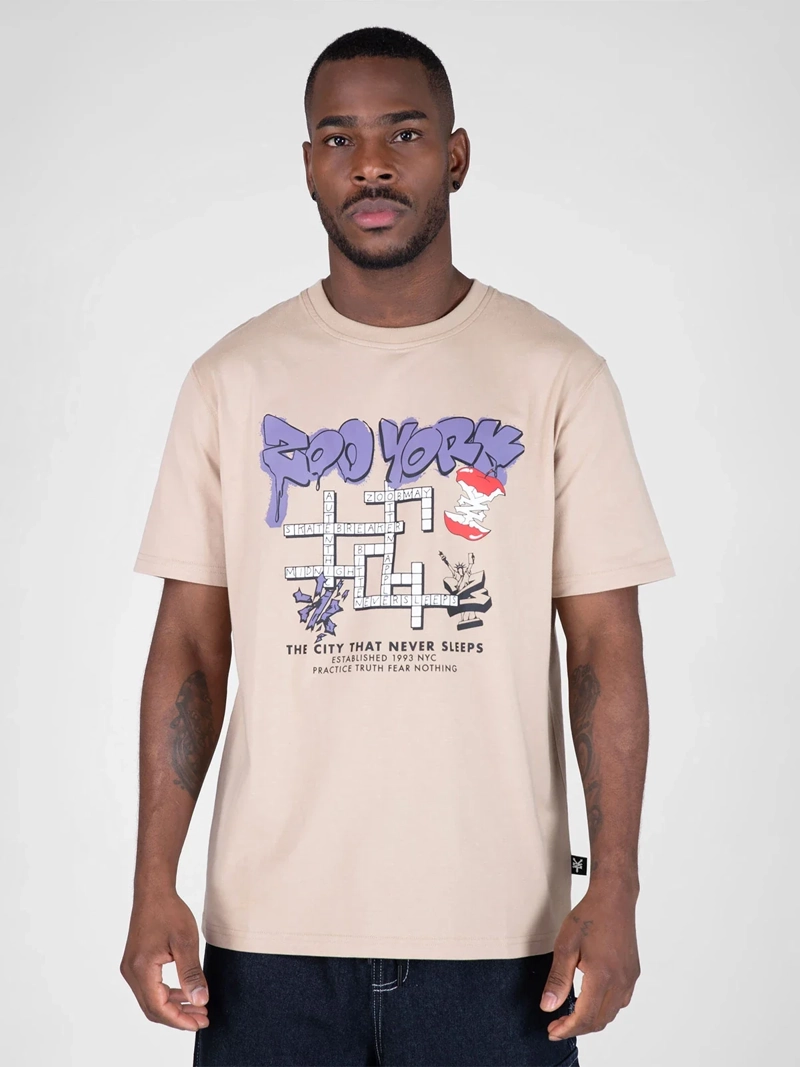 POLERA MANGA CORTA HOMBRE ZOO YORK CROSSWOR - 1