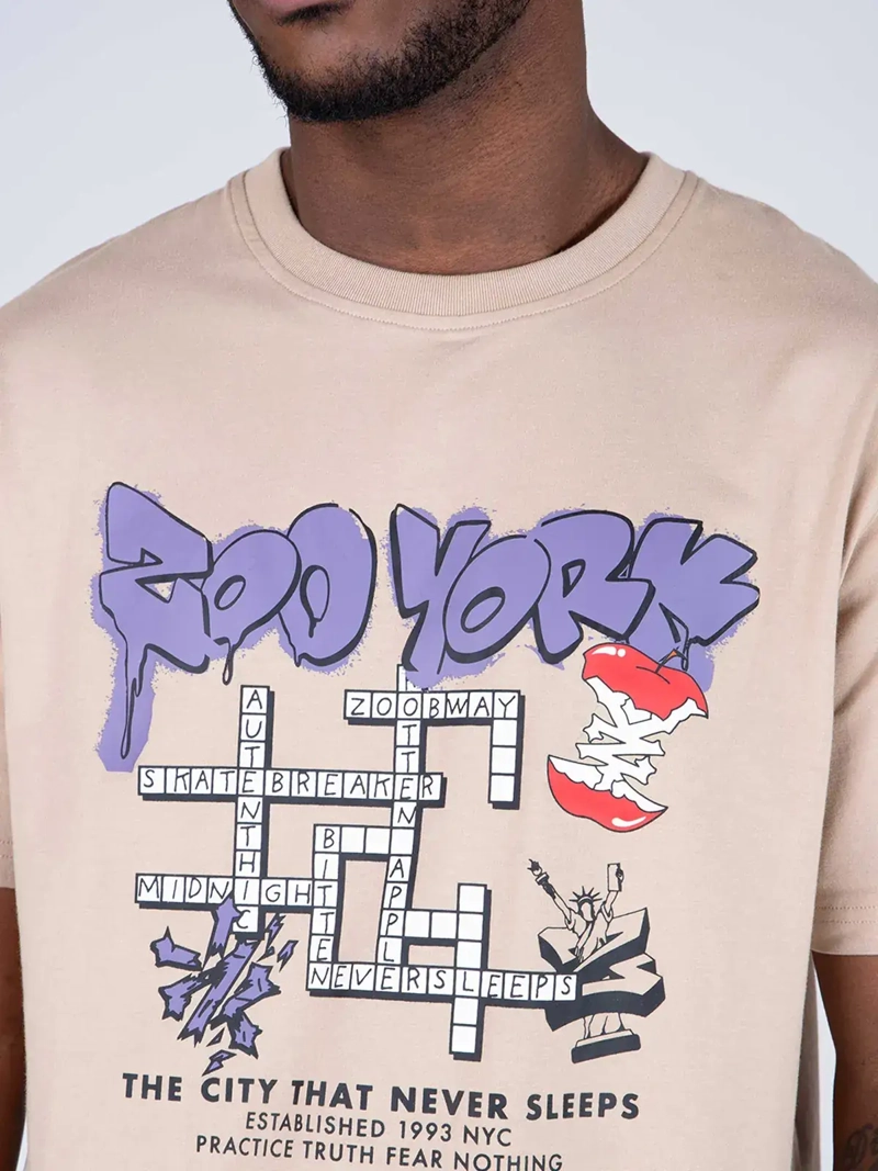 POLERA MANGA CORTA HOMBRE ZOO YORK CROSSWOR - 3