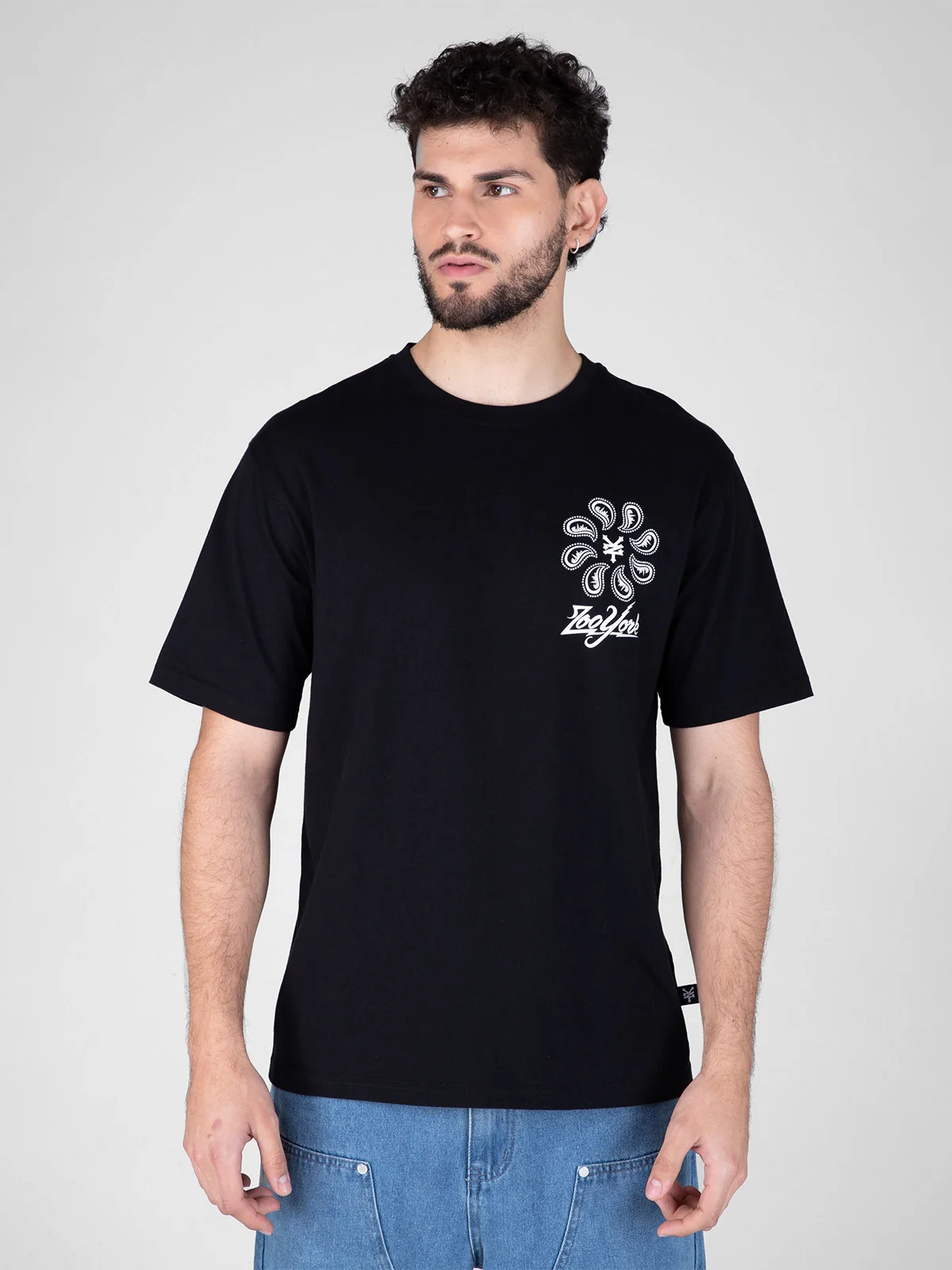 POLERA HOMBRE ZOO YORK MANGA CORTA LOW BOW - 1