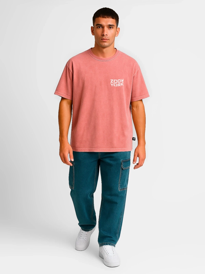 POLERA MANGA CORTA ALGODÓN HOMBRE ZOO YORK WASH - 4