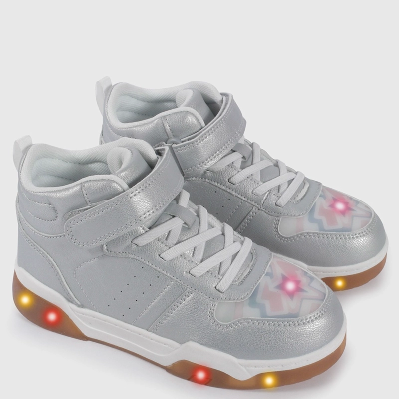 ZAPATILLAS NIÑA COLLOKY CASUALES PLATEADO K7160P - 2