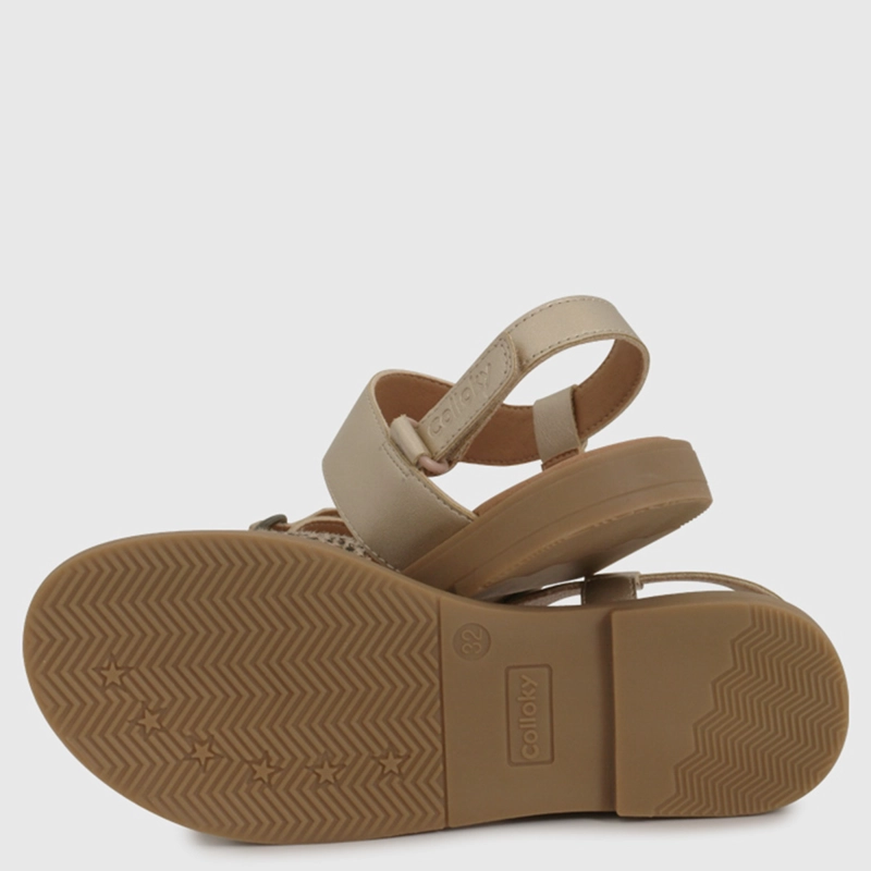 SANDALIAS NIÑA COLLOKY DORADO K3060D - 3