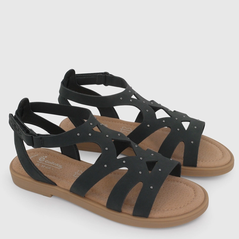 SANDALIAS NIÑA COLLOKY NEGRO K3220N - 2