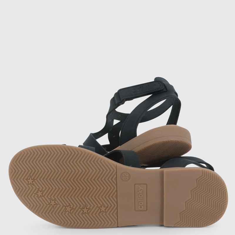 SANDALIAS NIÑA COLLOKY NEGRO K3220N - 3