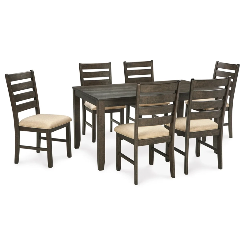 JUEGO DE COMEDOR ASHLEY ROKANE 6 SILLAS - 1