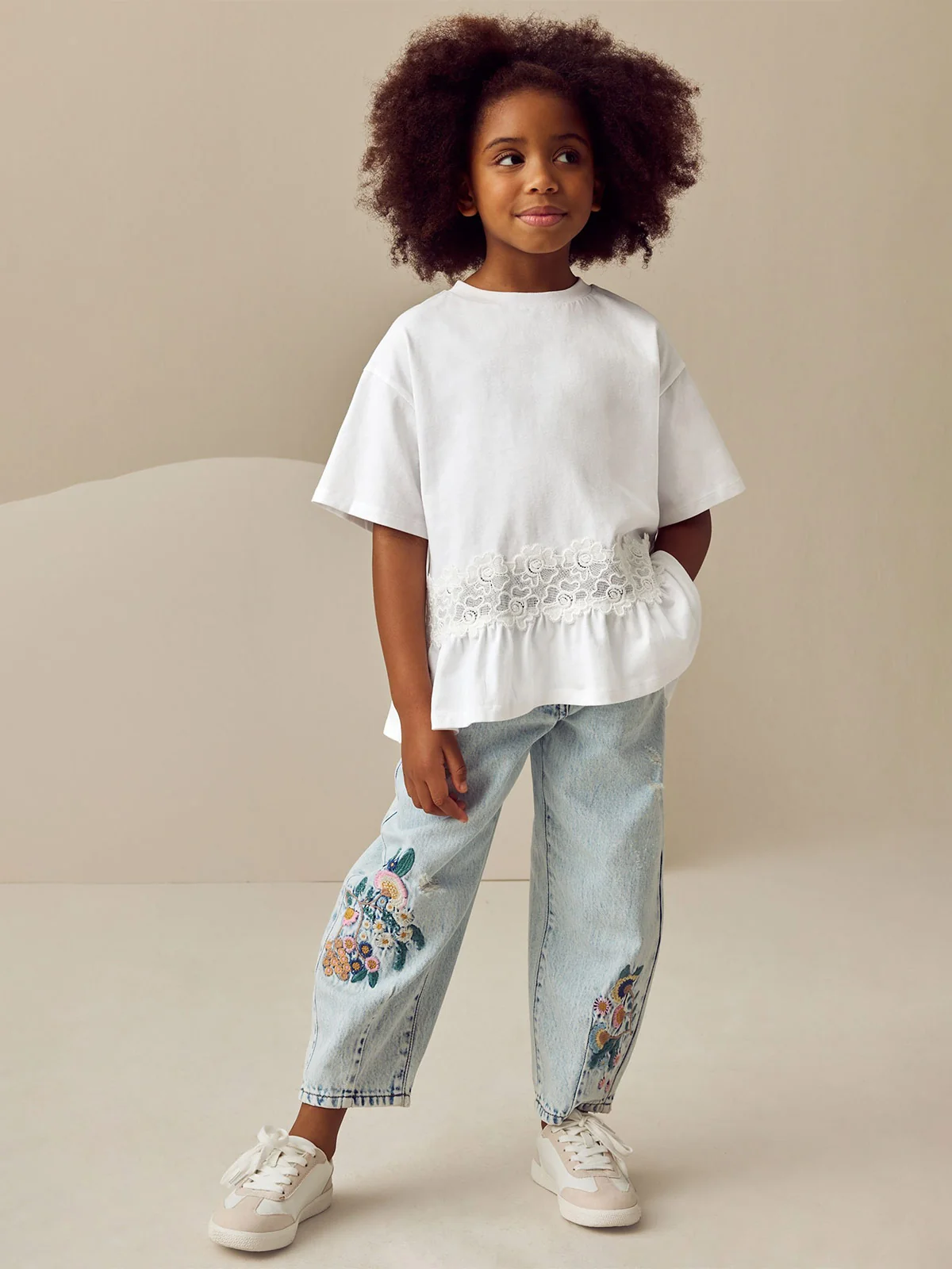 POLERA MANGA CORTA NIÑA NEXT - 4