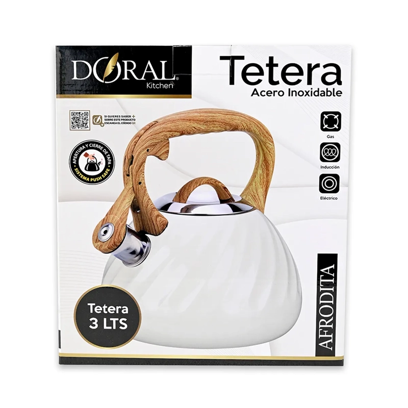 TETERA DORAL AFRODITA 3LTS MARFIL - 3