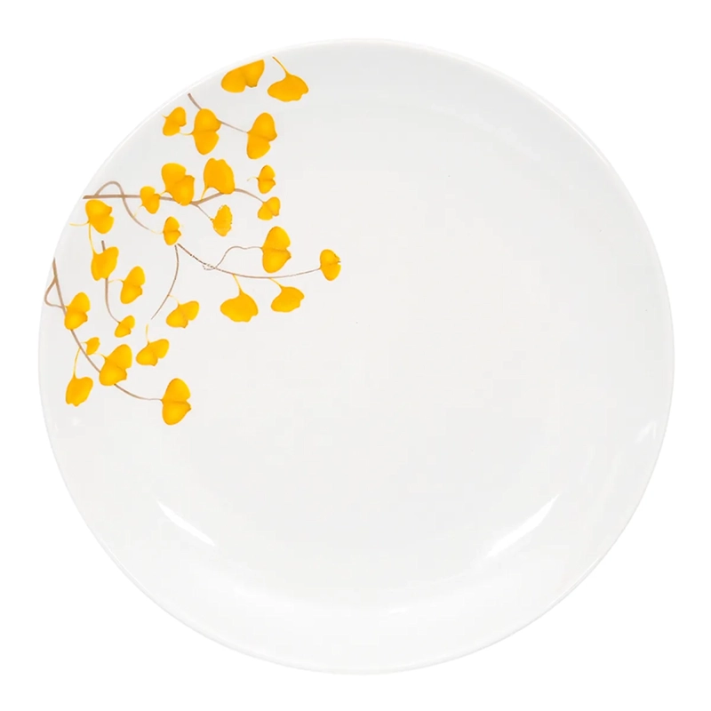 SET PLATO HONDO DORAL FLOR PORCELANA 4 PZS - 1