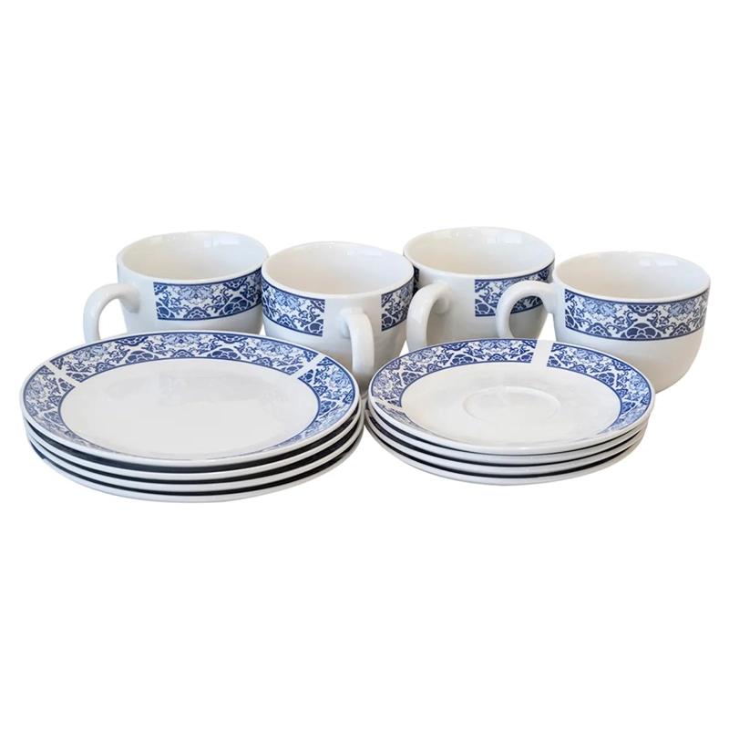 JUEGO DE VAJILLA DORAL AMELIA PORCELANA 12 PZS - 2