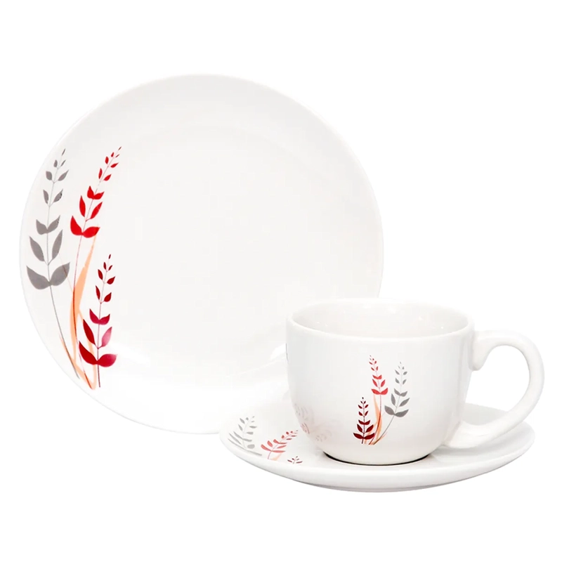 JUEGO DE VAJILLA DORAL SOFÍA PORCELANA 12 PZS - 1