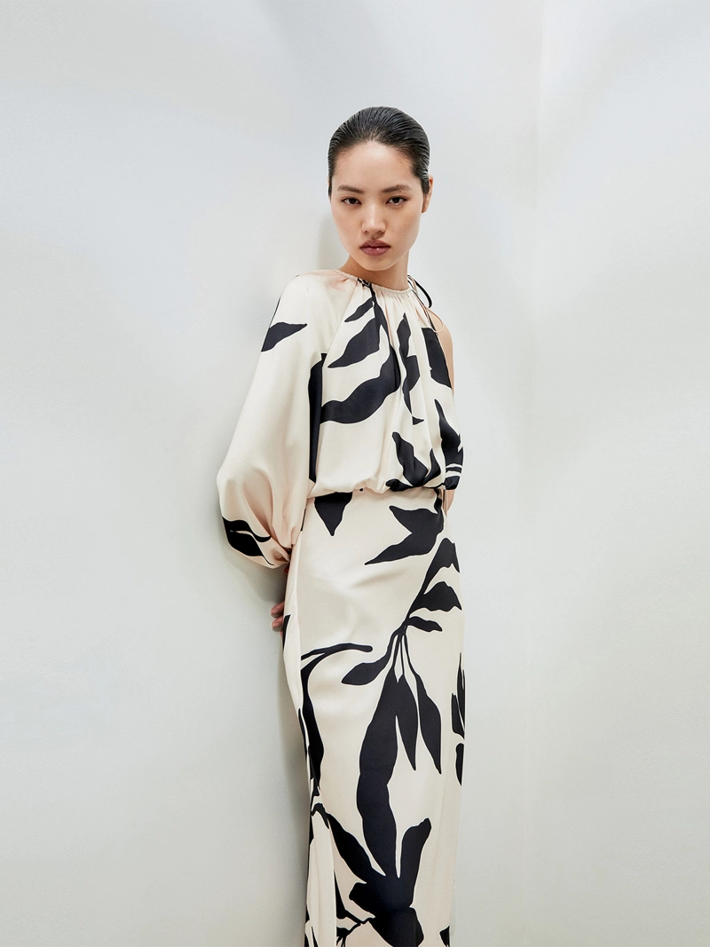 VESTIDO MUJER SFERA ASIMÉTRICO PRINT - 2