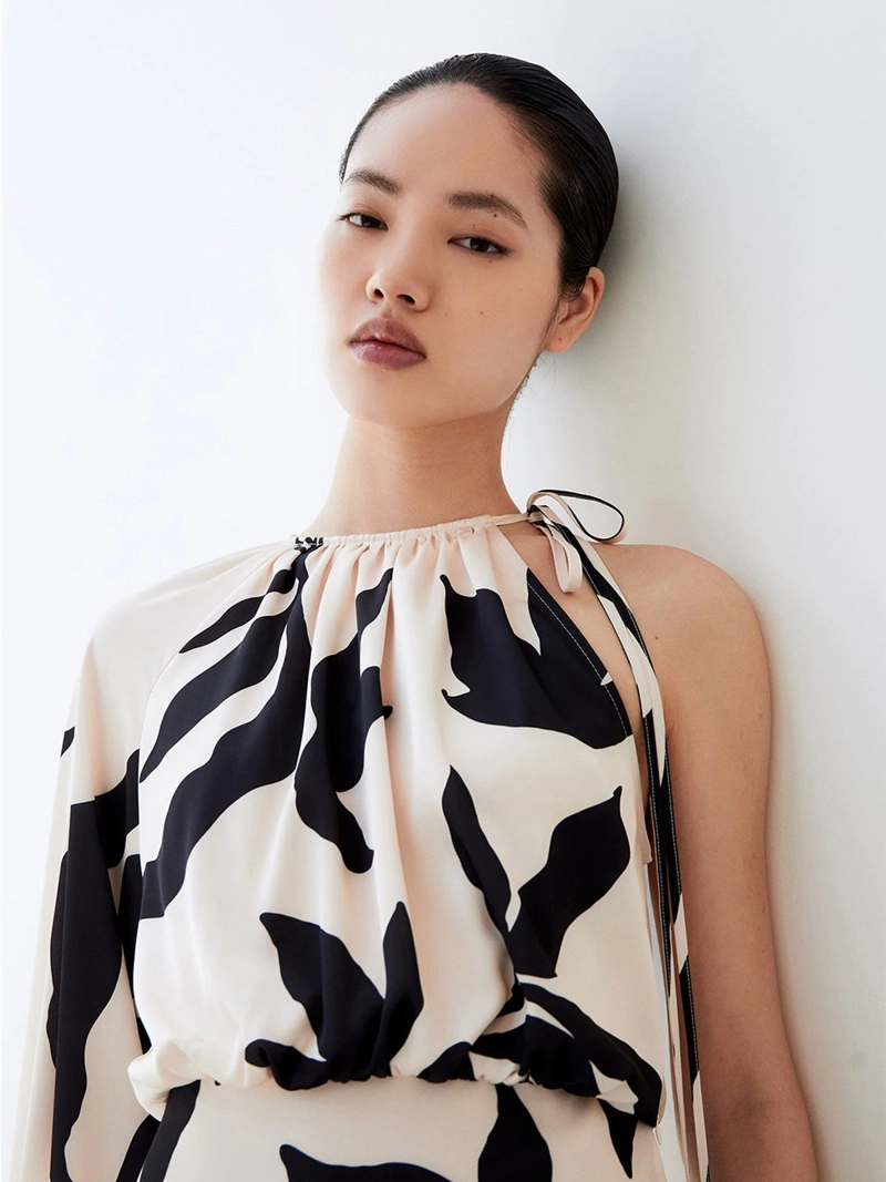 VESTIDO MUJER SFERA ASIMÉTRICO PRINT - 3