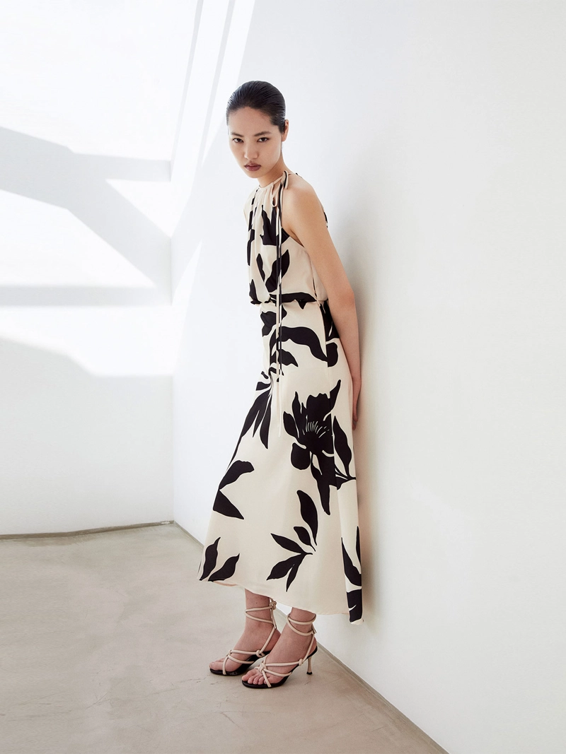 VESTIDO MUJER SFERA ASIMÉTRICO PRINT - 4