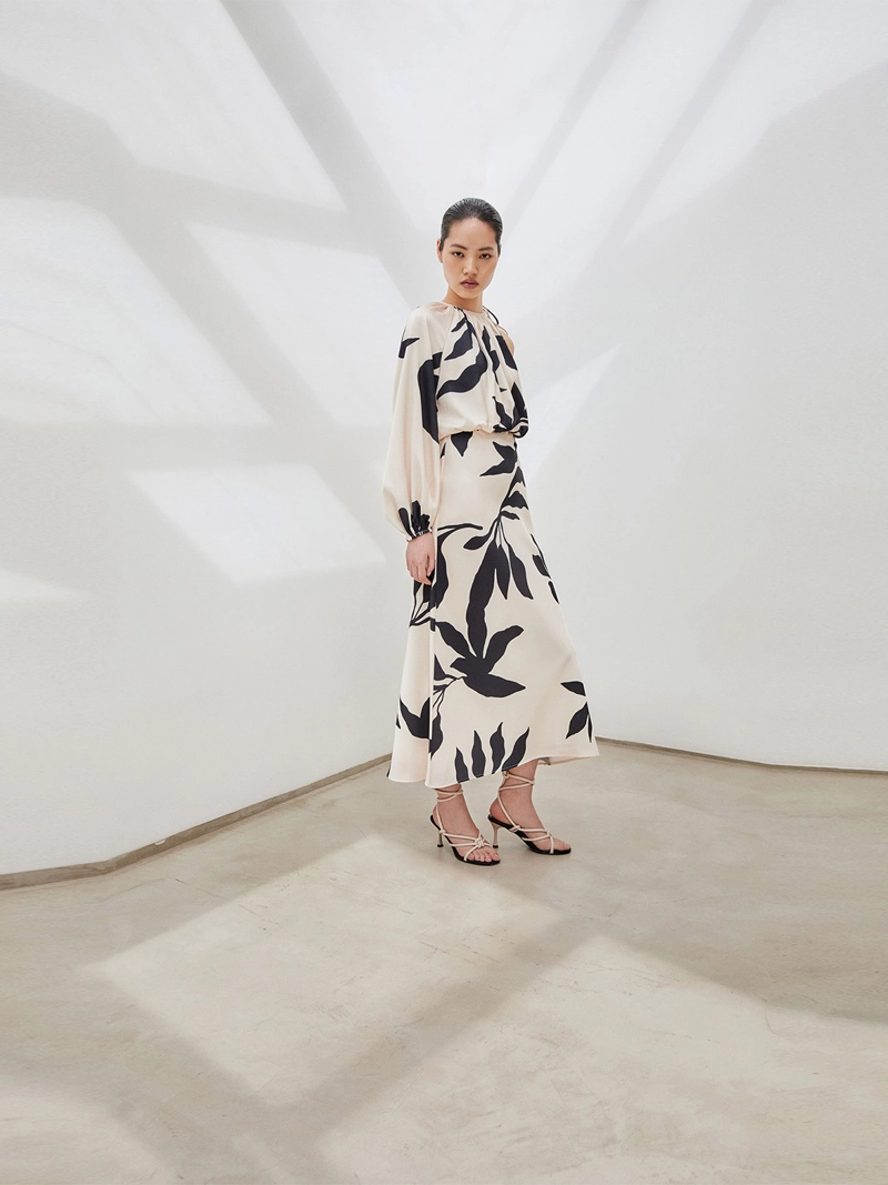 VESTIDO MUJER SFERA ASIMÉTRICO PRINT - 5