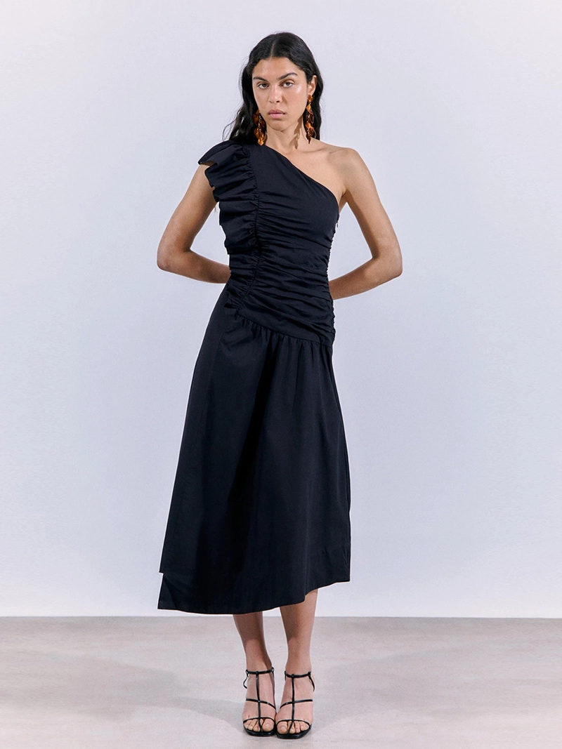 VESTIDO MUJER SFERA ALGODÓN LARGO - 5