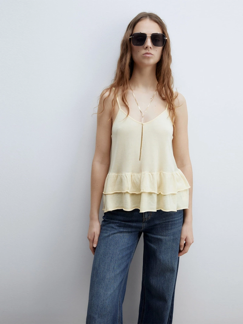 SWEATER MUJER SFERA SIN MANGAS - 1