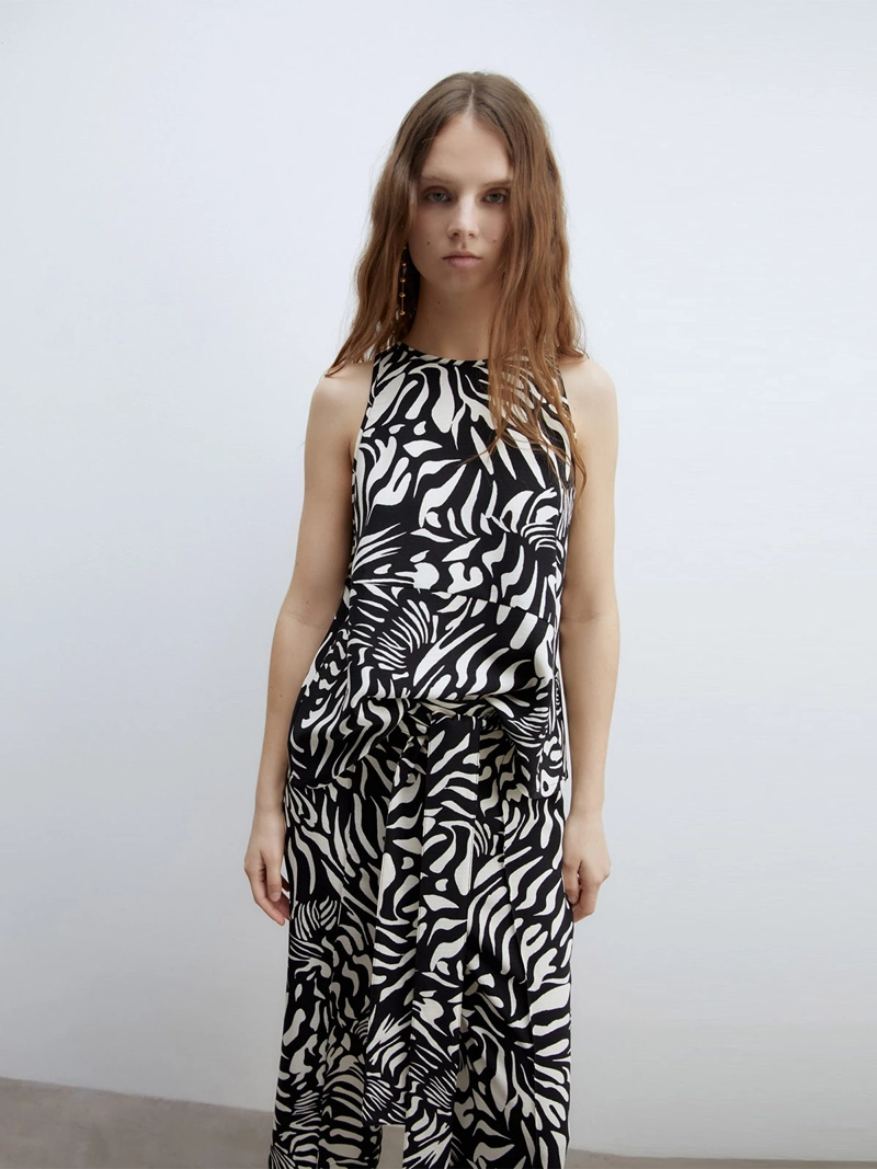 PANTALÓN MUJER SFERA CULOTTE PRINT - 1