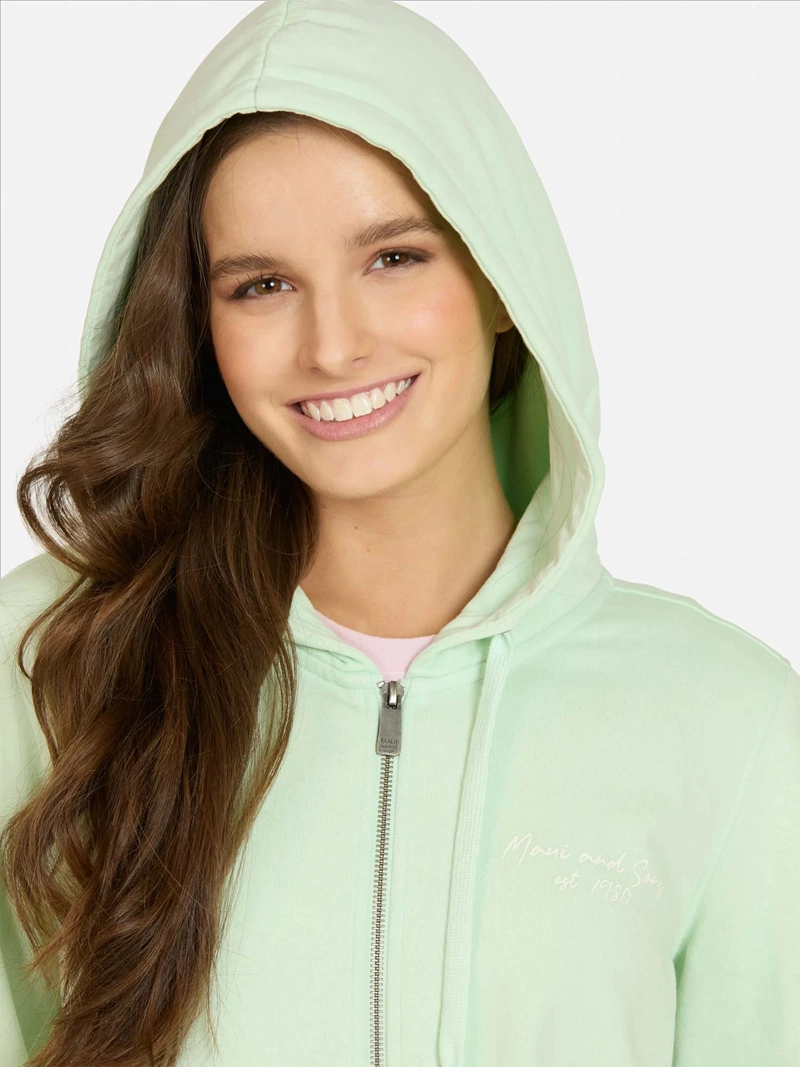 POLERÓN MUJER MAUI AND SONS ALGODÓN FULL ZIPPER - 4
