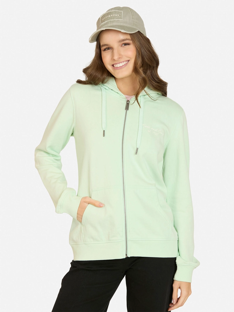 POLERÓN MUJER MAUI AND SONS ALGODÓN FULL ZIPPER - 2