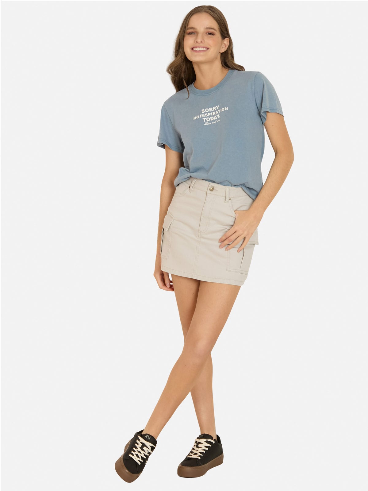 POLERA MUJER MAUI AND SONS ALGODÓN MANGA CORTA - 1