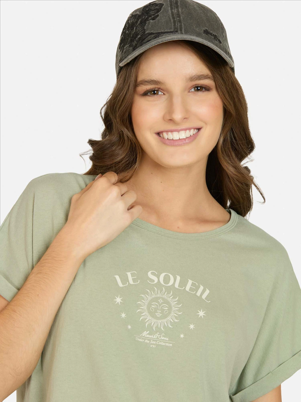 POLERA MUJER MAUI AND SONS ALGODÓN MANGA CORTA - 4