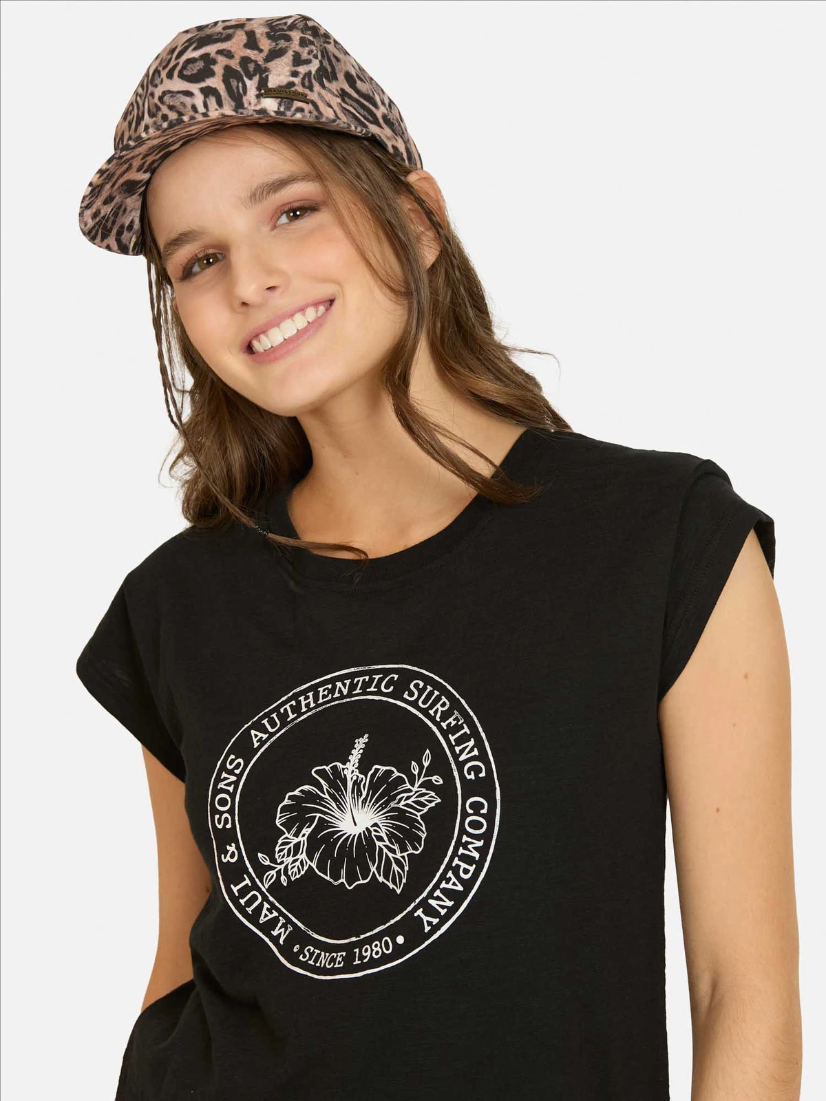 POLERA MUJER MAUI AND SONS ALGODÓN MANGA CORTA - 4