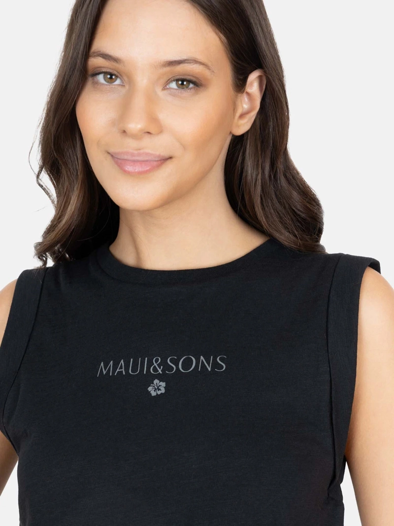 POLERA MUJER MAUI AND SONS ALGODÓN  - 4
