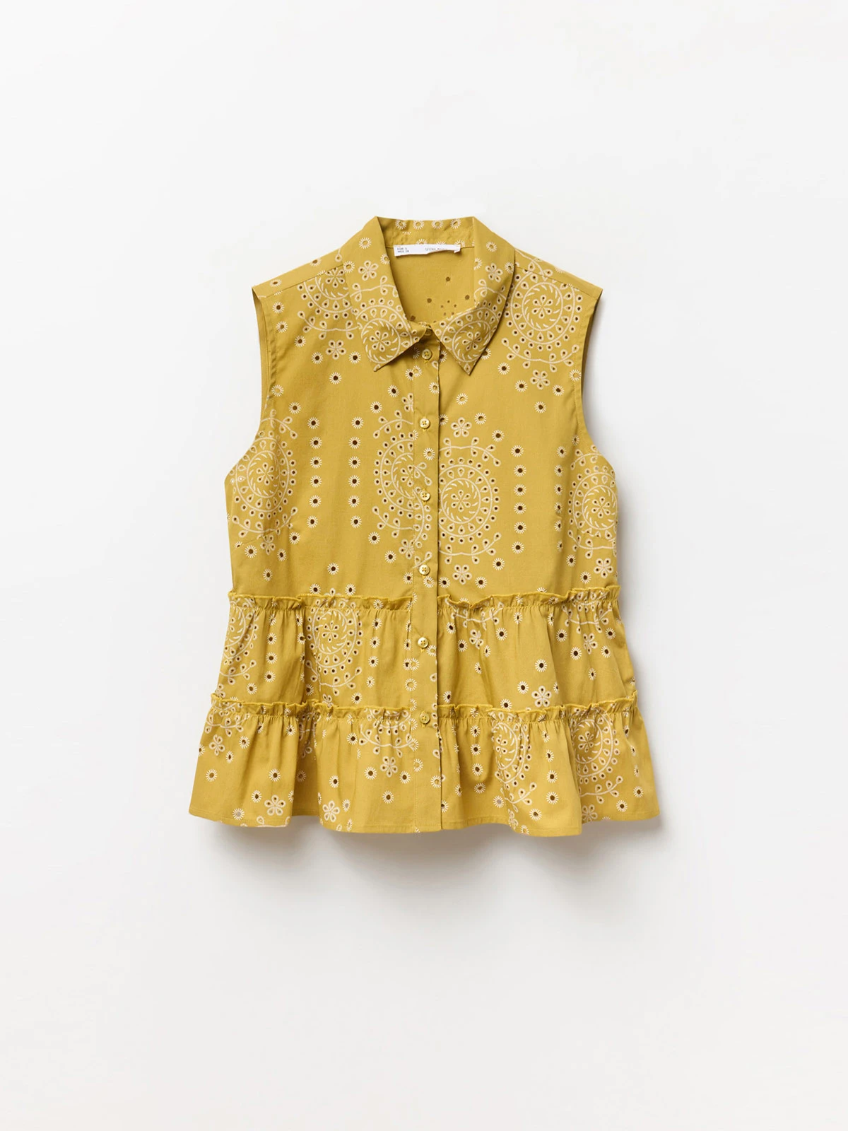 BLUSA MUJER SFERA ALGODÓN SIN MANGAS - 6